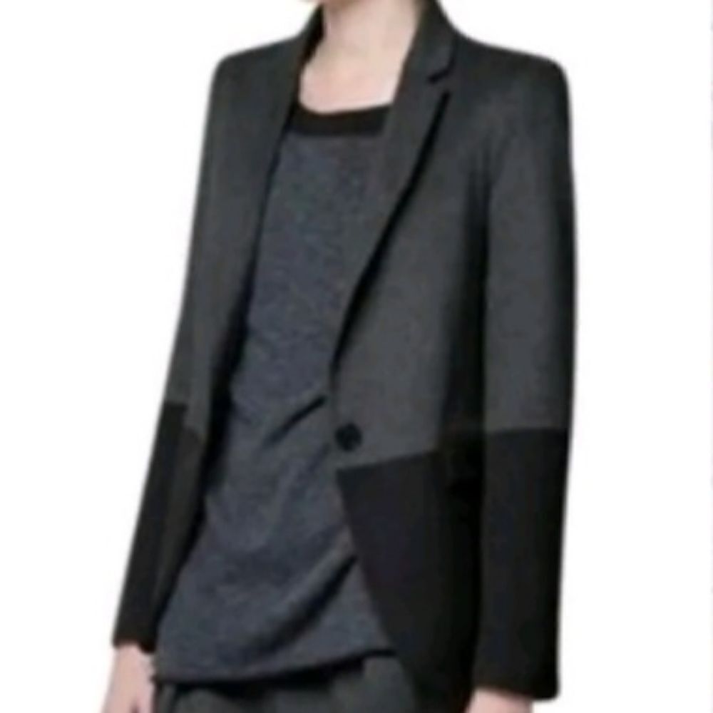 Zara Colorblock Single Button Fitted Blazer, Small - image 6
